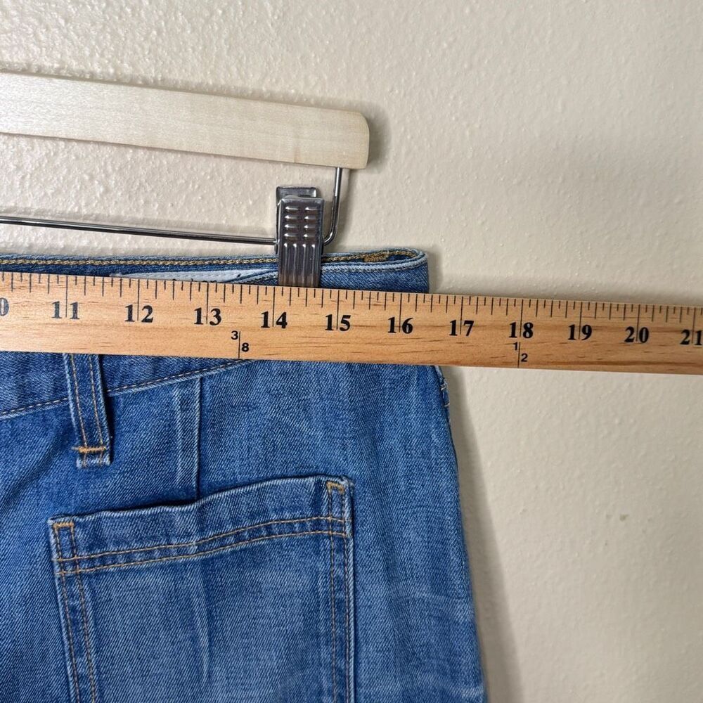 Rag & Bone Skirt Women's 31 Blue Denim Santa Cruz Capitol Mini Snap Front - Picture 5 of 9